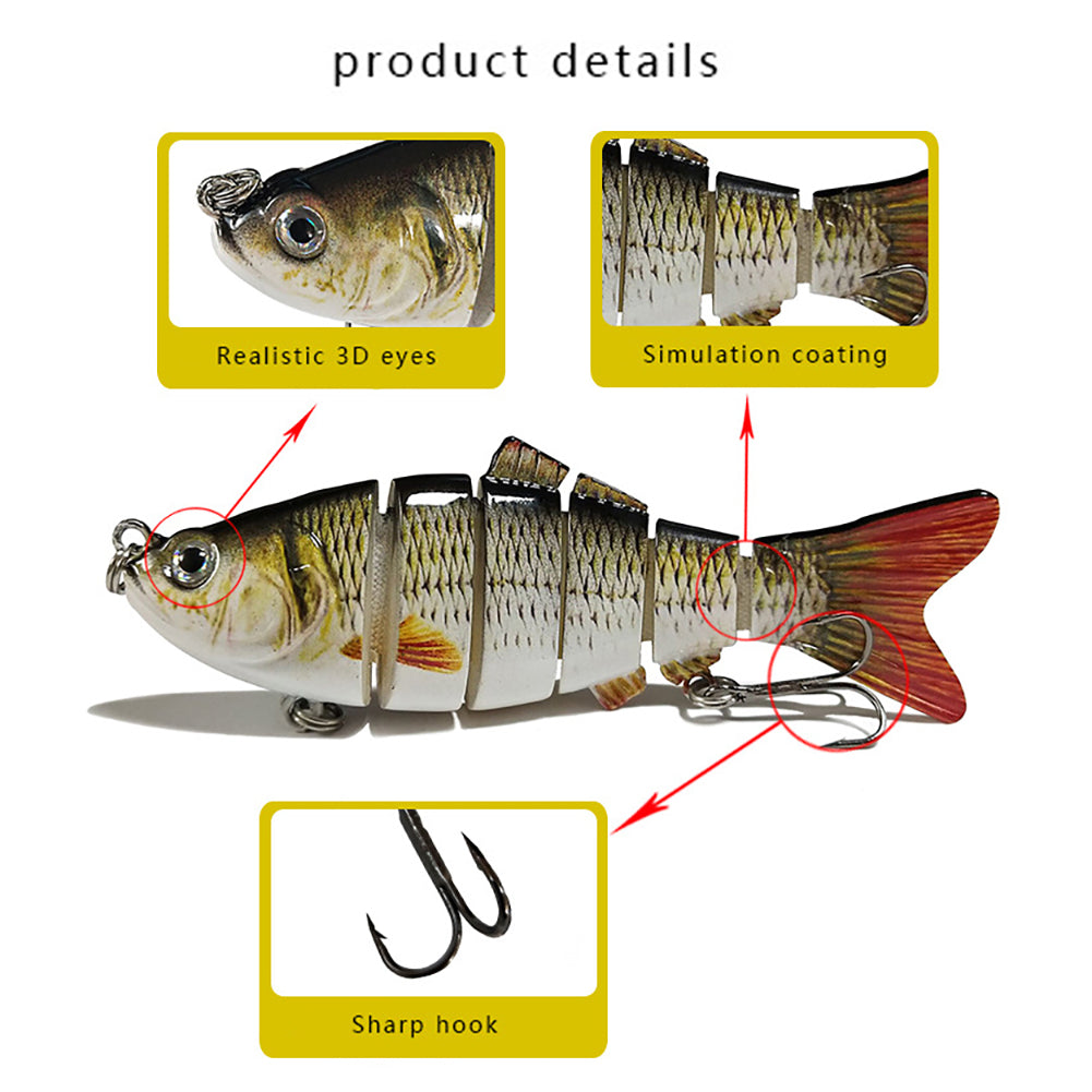 Bionic Fishing Lure Set - Lifelike Soft Baits for Freshwater & Saltwater
