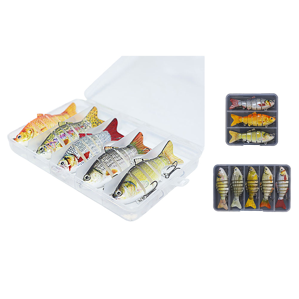 Bionic Fishing Lure Set - Lifelike Soft Baits for Freshwater & Saltwater