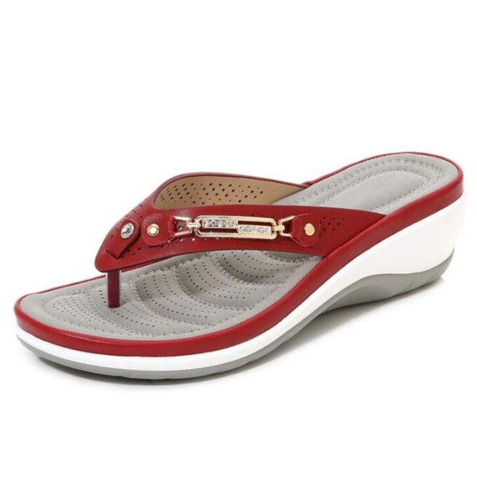Women’s Cushion Flip Flops – Indoor Outdoor Comfort Sandals