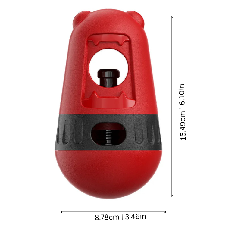 Treat Dispensing Dog Toy Wobble Puzzle Feeder