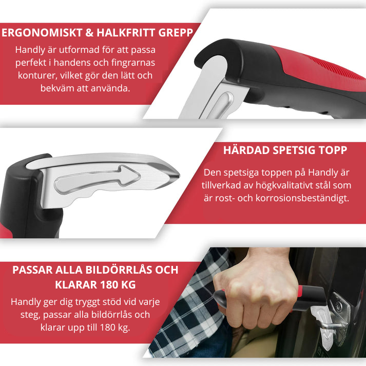 Auxiliary Car Door Handles - Easy Entry & Exit Assistance