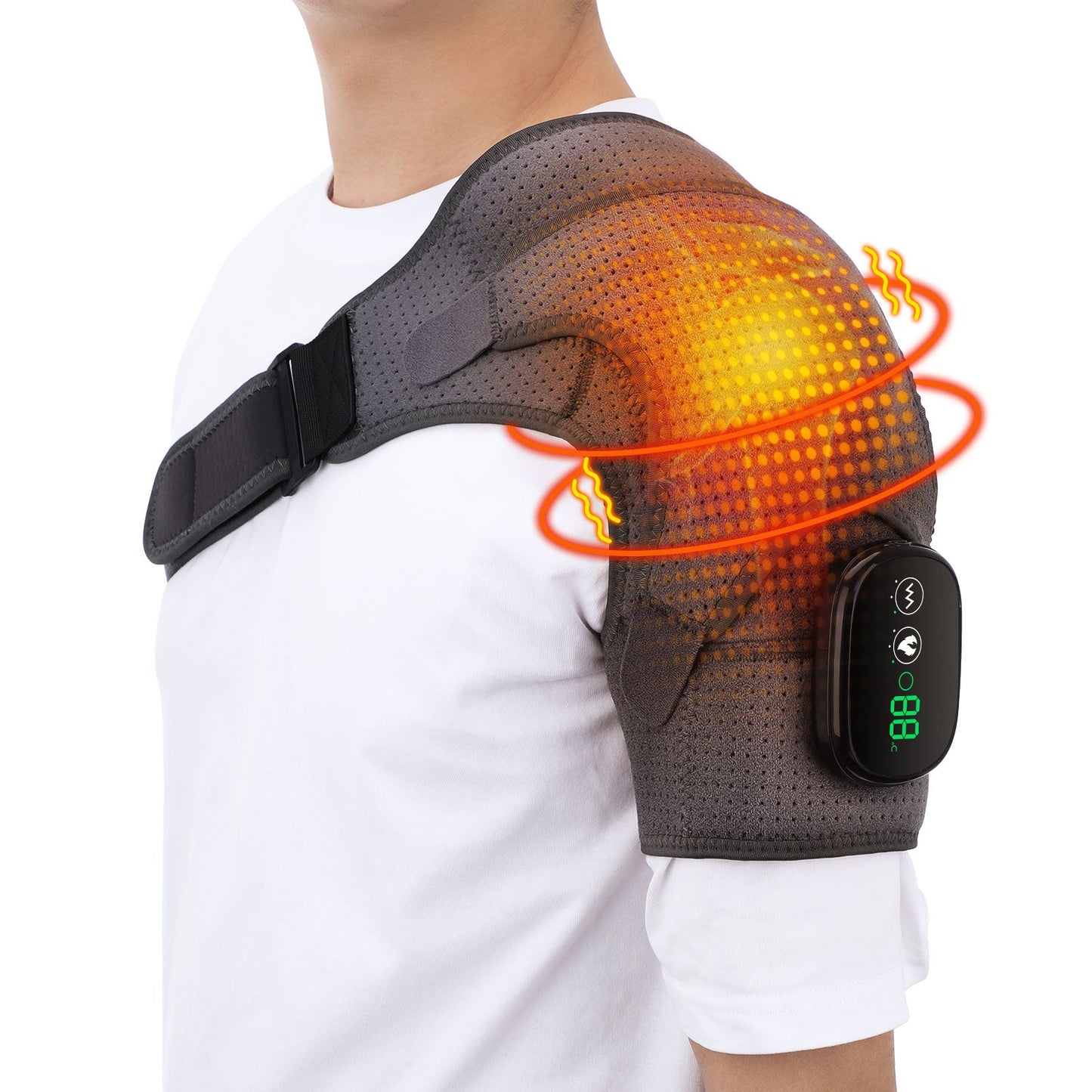 Electric Heating Shoulder Massager – Soothing Heat & Massage for Neck and Shoulder Relief