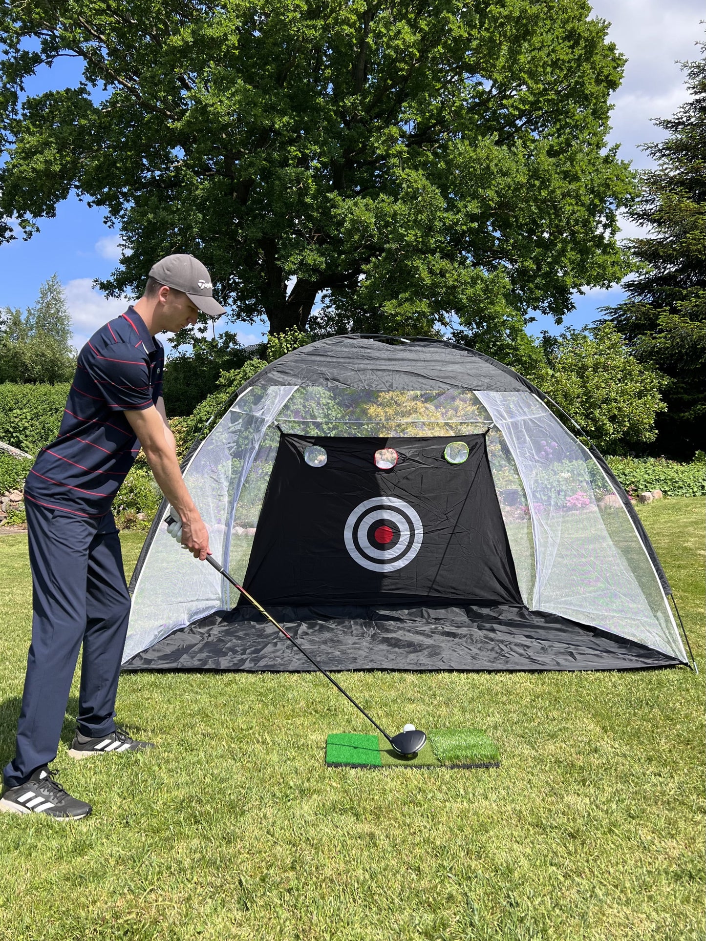 Golf Practice Net - Portable, Indoor/Outdoor Training Aid