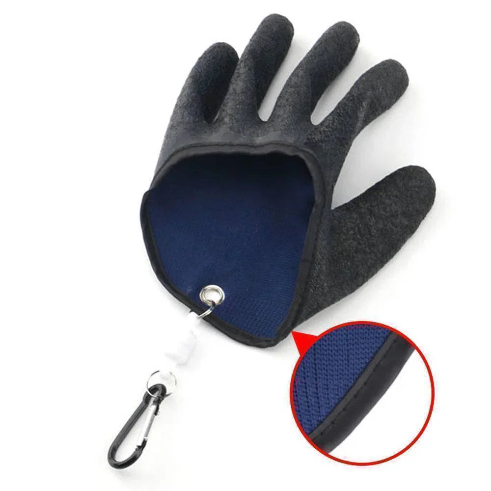 Magnet Release Full Finger Fishing Gloves - Non-slip, Puncture Resistant