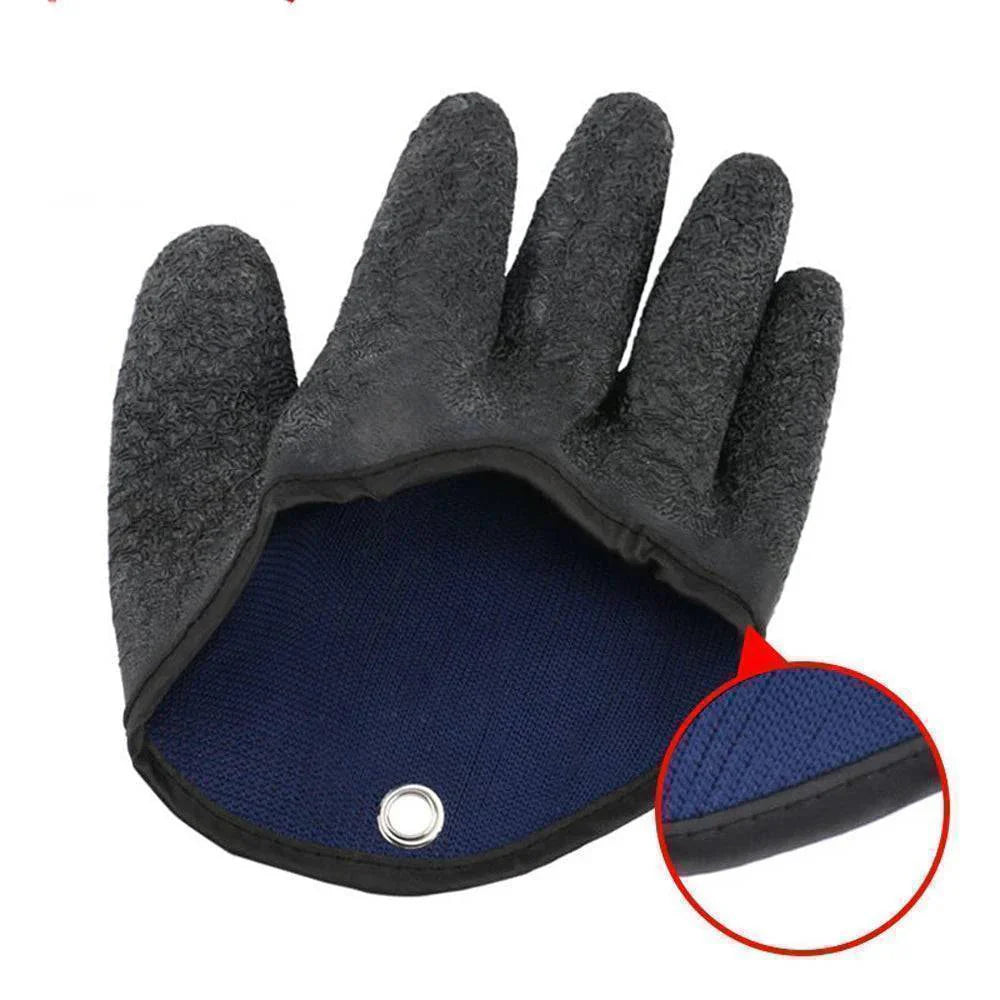Magnet Release Full Finger Fishing Gloves - Non-slip, Puncture Resistant