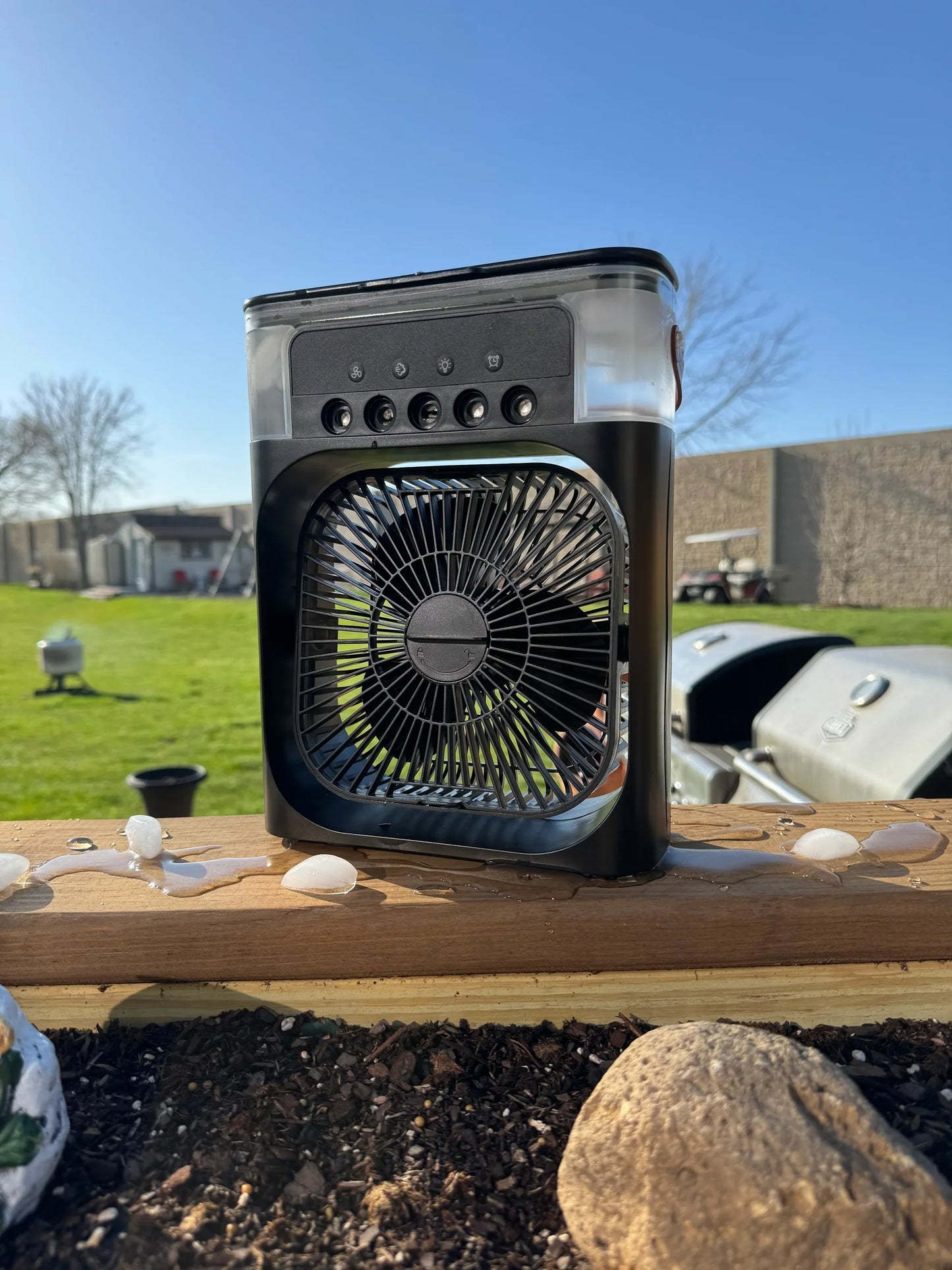 Portable Air Cooler - Mini AC with Humidifier & Silent Fan for Personal Cooling