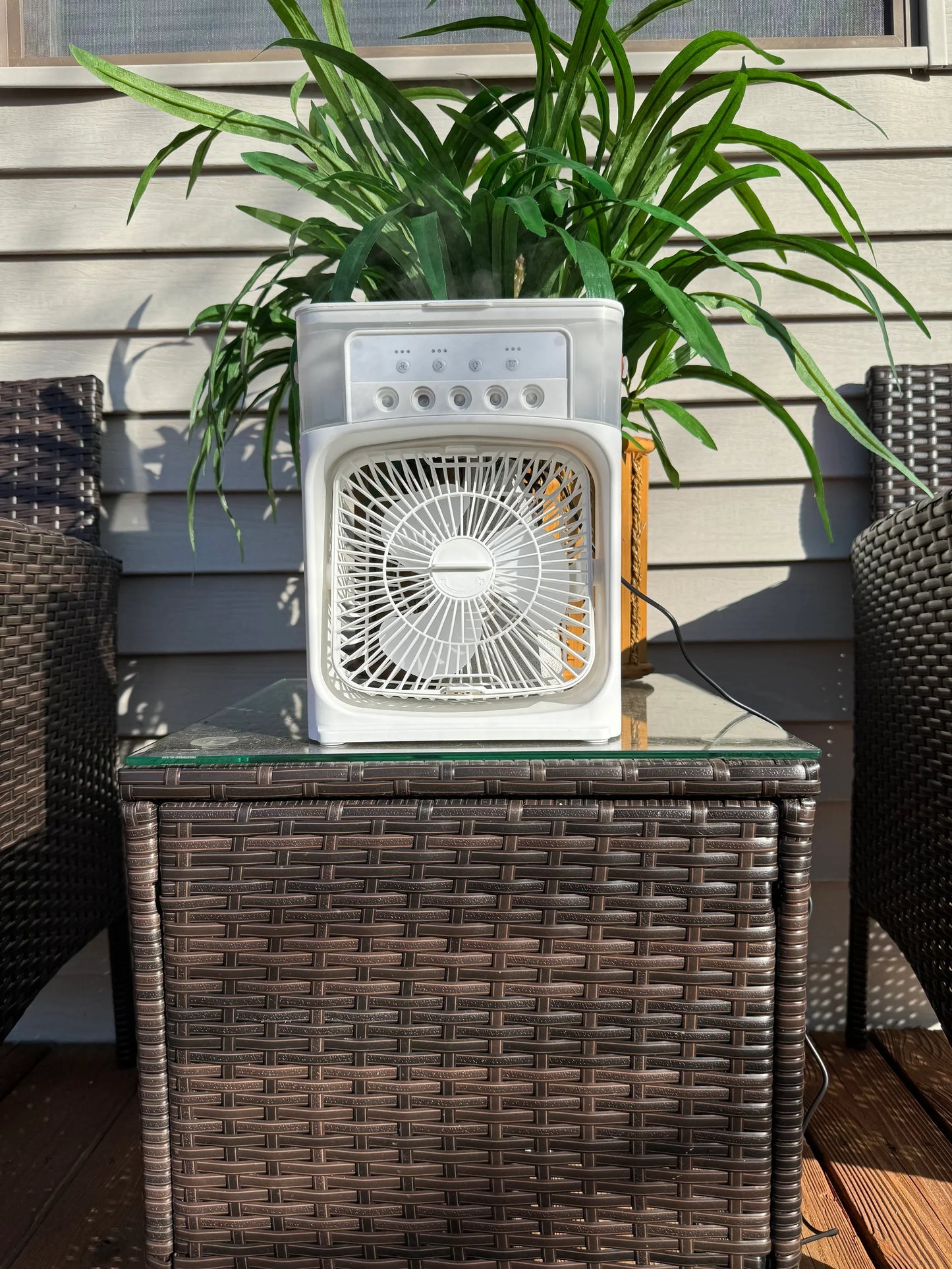 Portable Air Cooler - Mini AC with Humidifier & Silent Fan for Personal Cooling