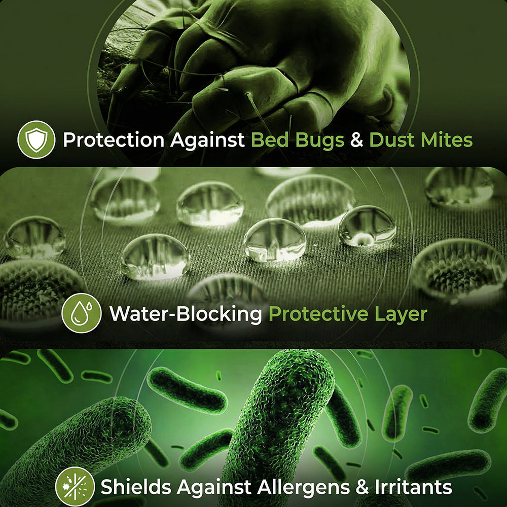 Waterproof Pillow Protector Breathable Bed Cover