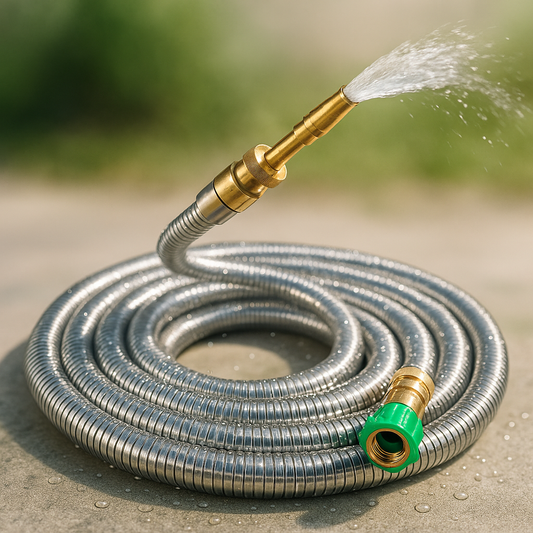Stainless Steel Garden Hose – Heavy Duty Outdoor Use