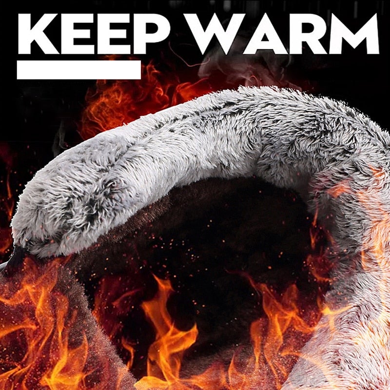 Super Warm Waterproof Snow Boots for Women – Insulated Winter Work & Casual Shoes with Plush Fur Lining