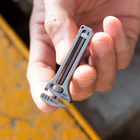 Compact Titanium Multi-Tool - Portable & Durable