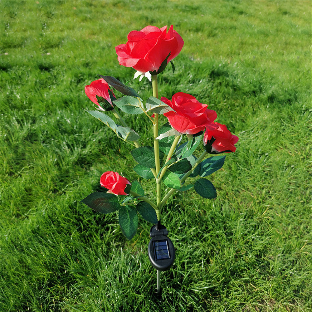 Solar Rose Garden Lights – Decorative Outdoor Flower Lamp