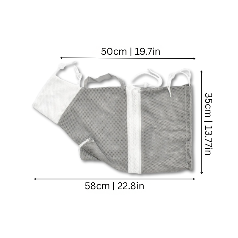 Pet Grooming Restraint Bag - Scratch Resistant Mesh
