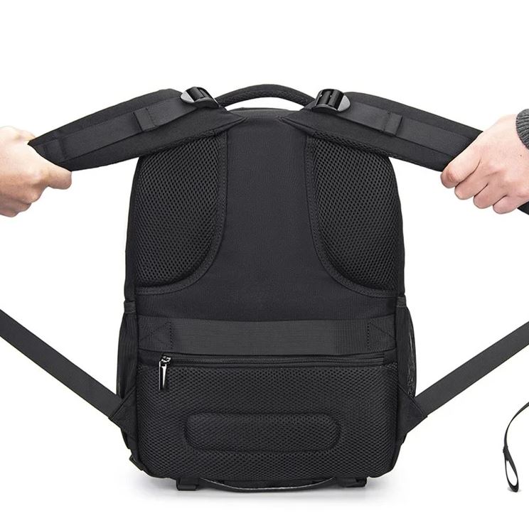 Multifunction DSLR Camera Backpack - Waterproof, Anti-Theft, Laptop Compartment