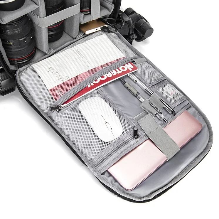 Multifunction DSLR Camera Backpack - Waterproof, Anti-Theft, Laptop Compartment