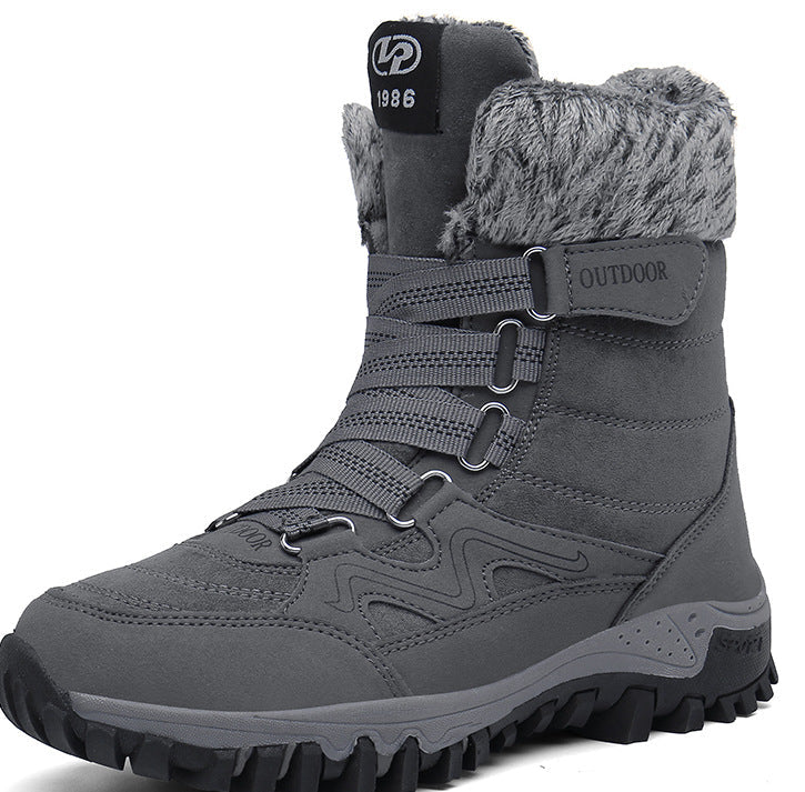 Super Warm Waterproof Snow Boots for Women – Insulated Winter Work & Casual Shoes with Plush Fur Lining