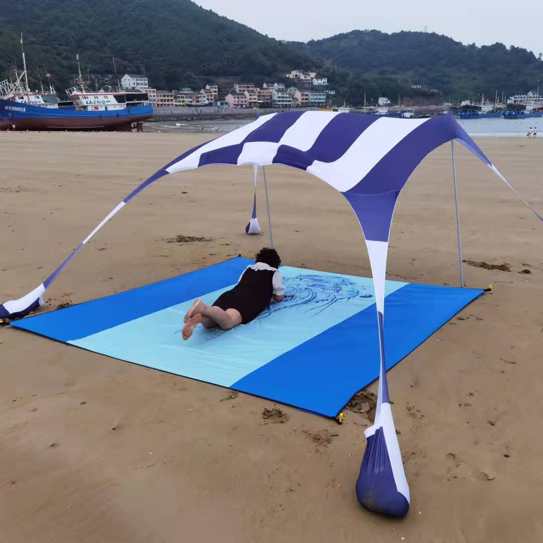 Sun sail for beach and garden – UV protection in 5 colors