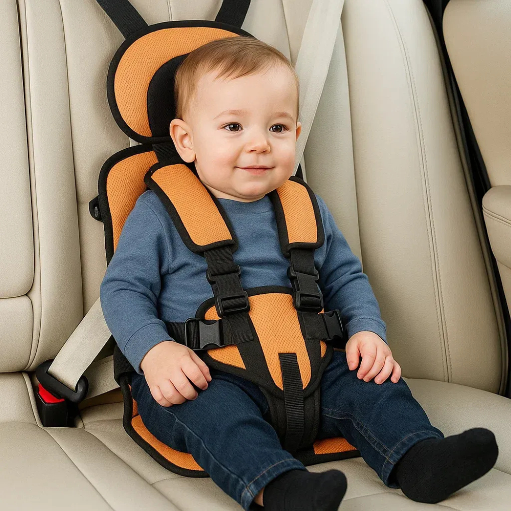 Child Car Booster Seat – Portable Travel Safety Chair