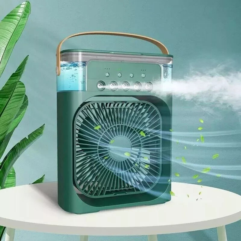 Portable Air Cooler - Mini AC with Humidifier & Silent Fan for Personal Cooling