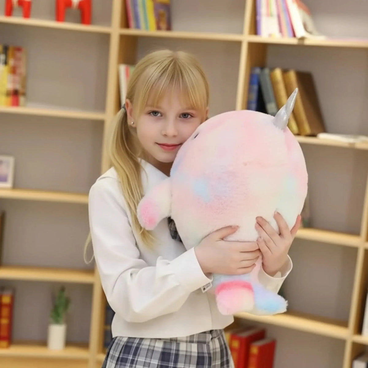 Narwhal Plush Rainbow Toy