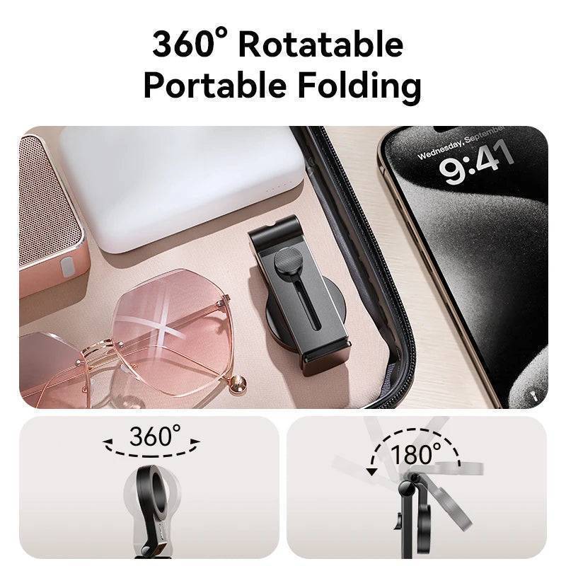 Magnetic Phone Holder – Travel Stand for Car & Desk Use