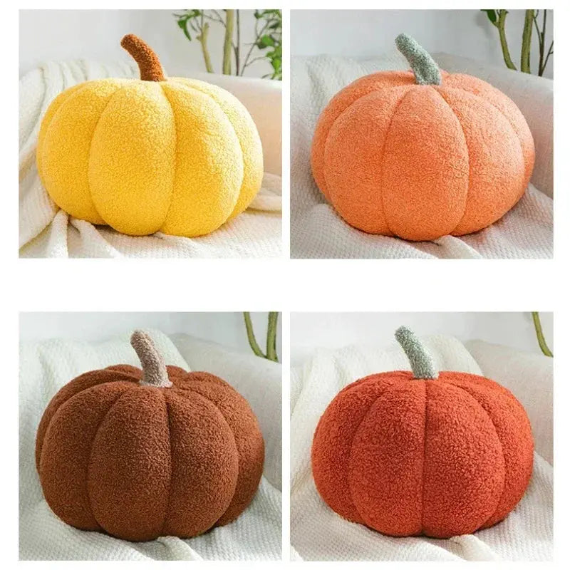 Nordic Plush Pumpkin Decorative Cushion