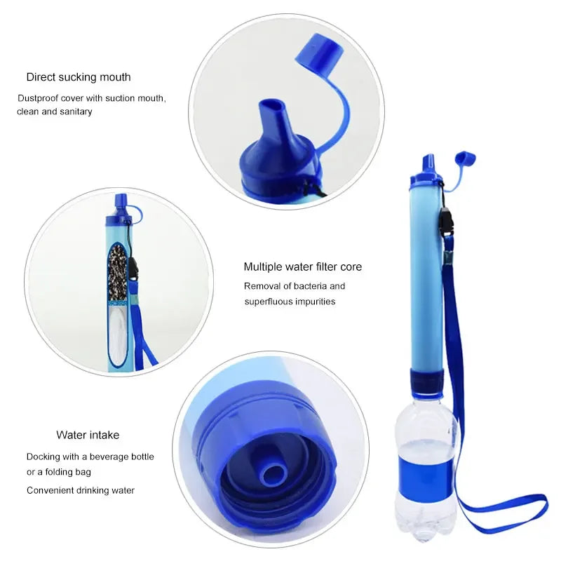 Outdoor Water Filter Straw - Safe Hydration Anywhere