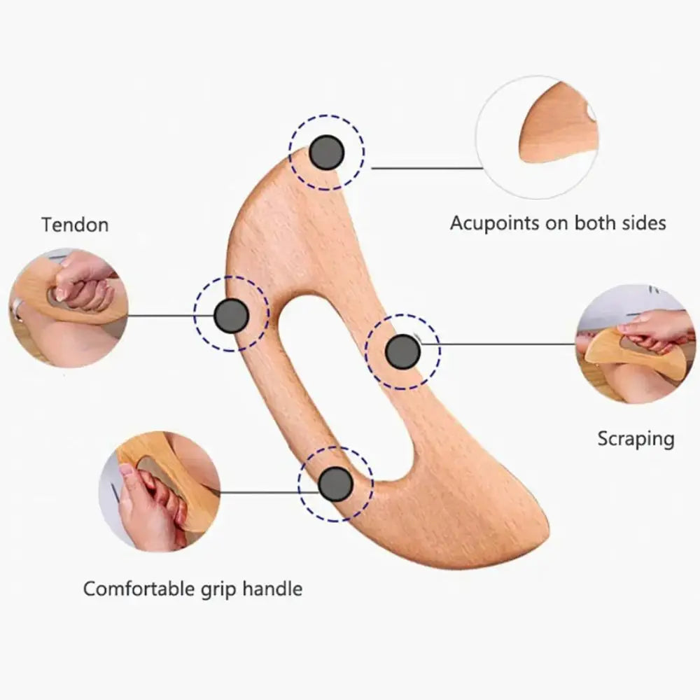 Wooden Gua Sha Massage Tool