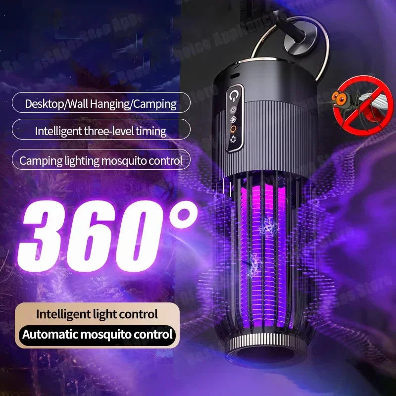 Electric Mosquito Trap with UV Light – Rechargeable and Portable