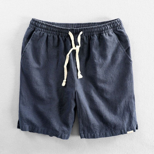 Men’s Casual Cotton Shorts – Loose Fit with Pockets