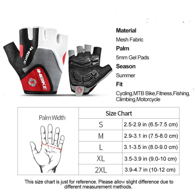 Shockproof GEL Pad Cycling Gloves