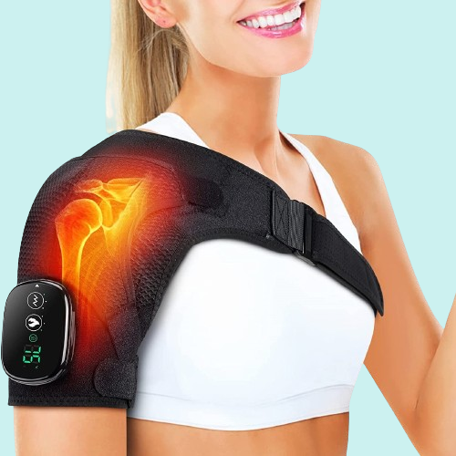 Electric Heating Shoulder Massager – Soothing Heat & Massage for Neck and Shoulder Relief
