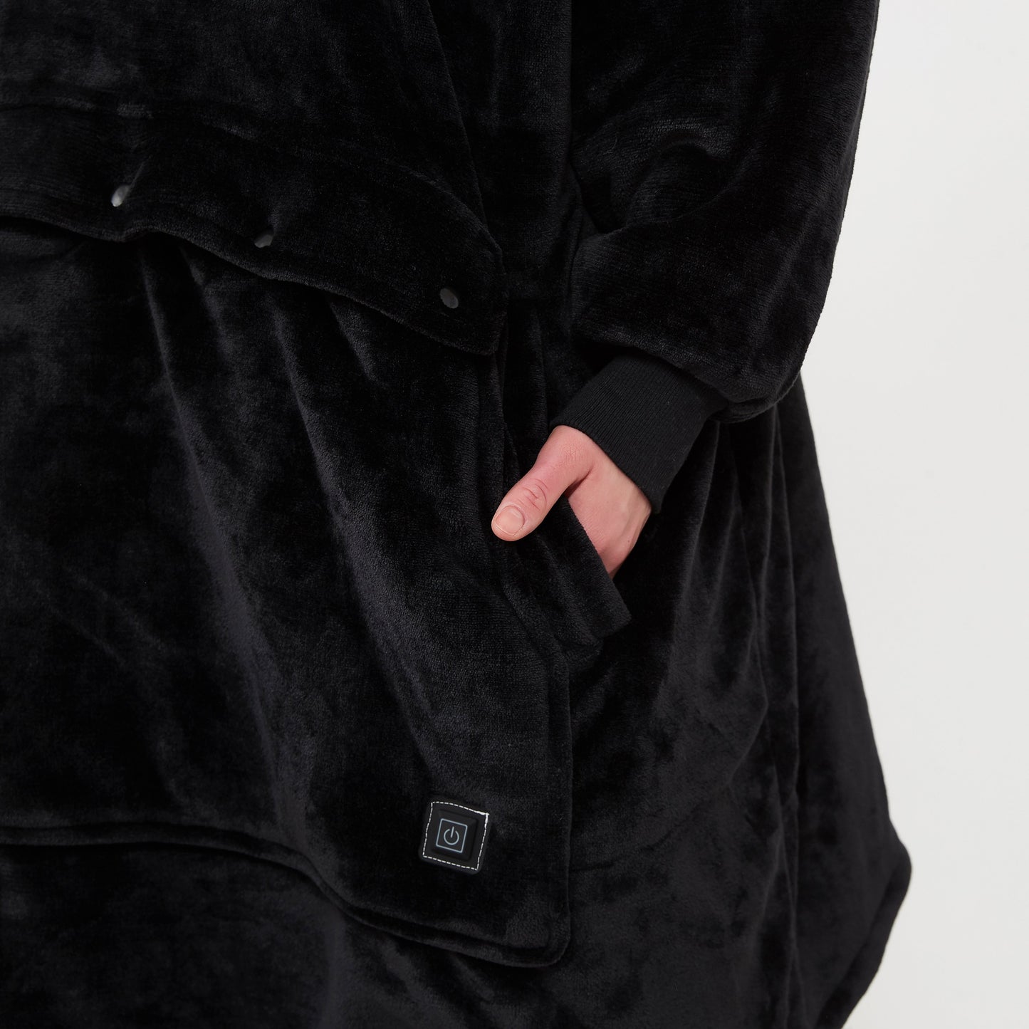 Cozy Heated Hoodie Blanket - Warm & Comfortable Wearable