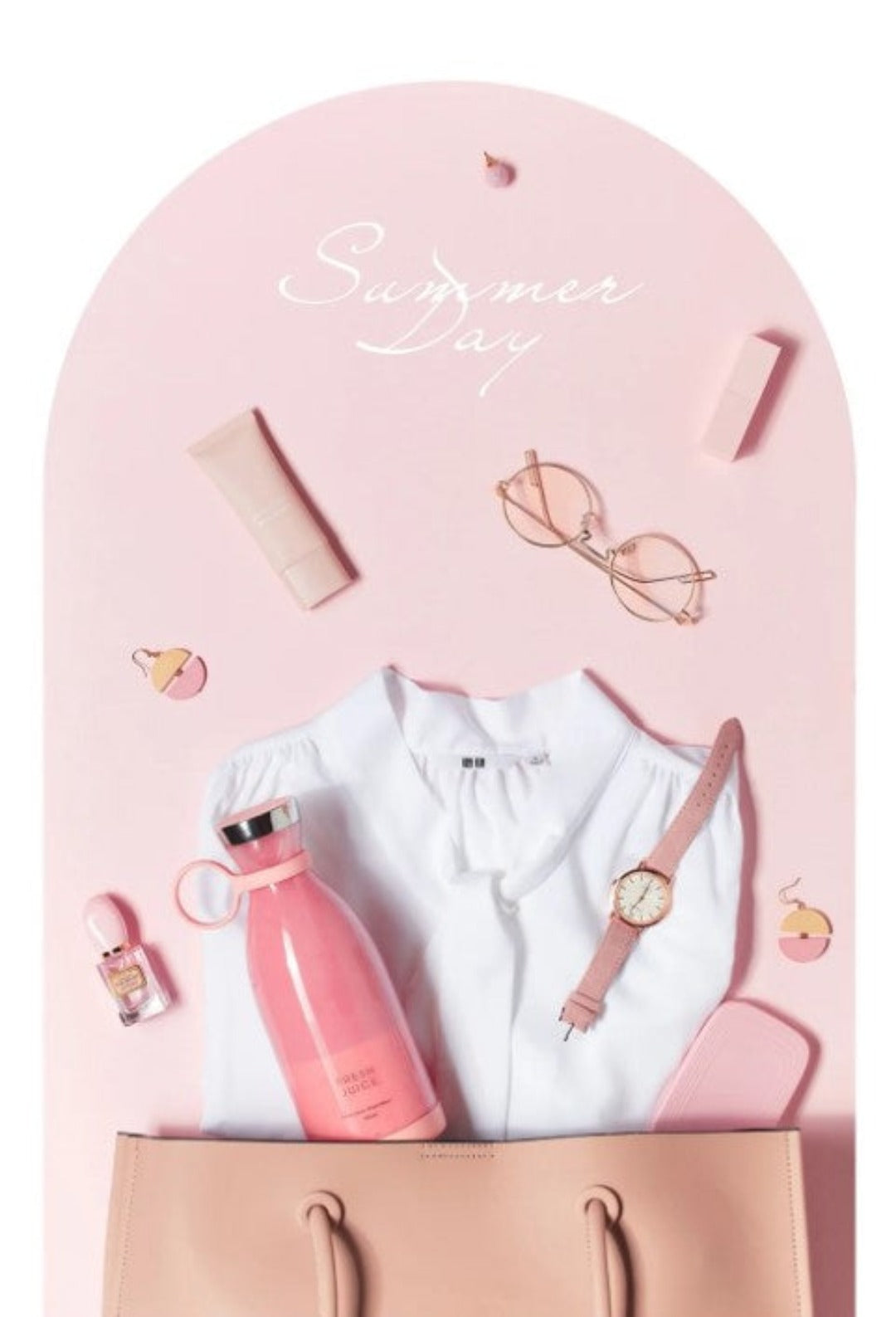 Portable USB Rechargeable Blender - 6 Blade Smoothie Maker for Shakes, Juices & Travel