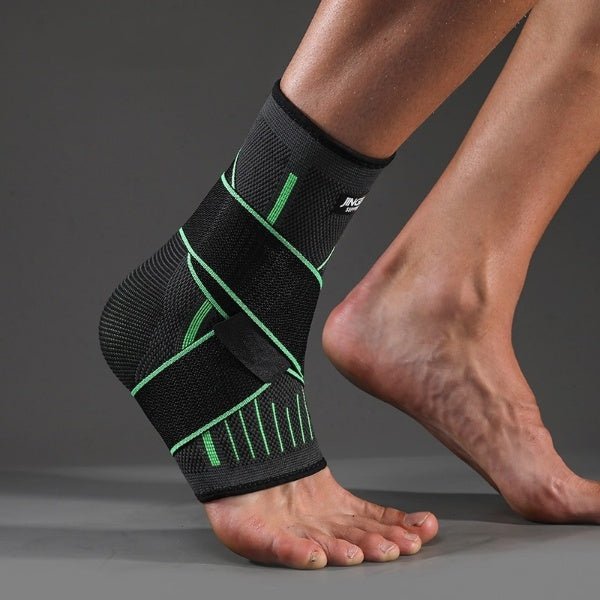 Ankle Support Sleeve with Bandage – Compression Brace