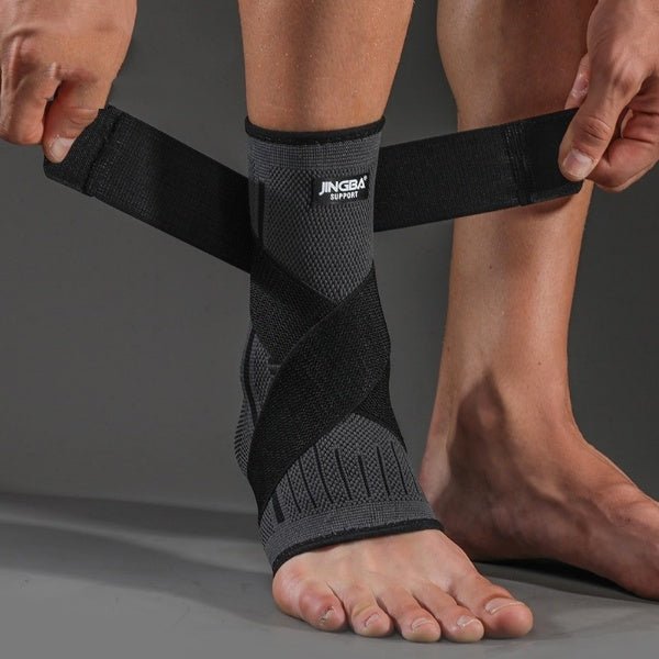 Ankle Support Sleeve with Bandage – Compression Brace