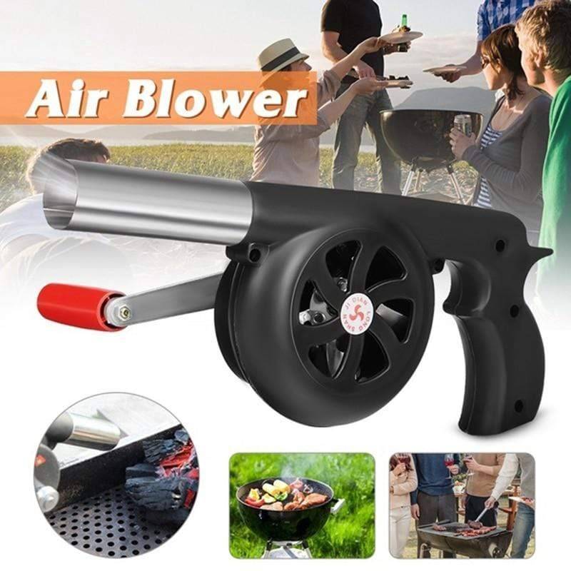 Manual BBQ Blower for Camping β Hand Crank Fire Starter
