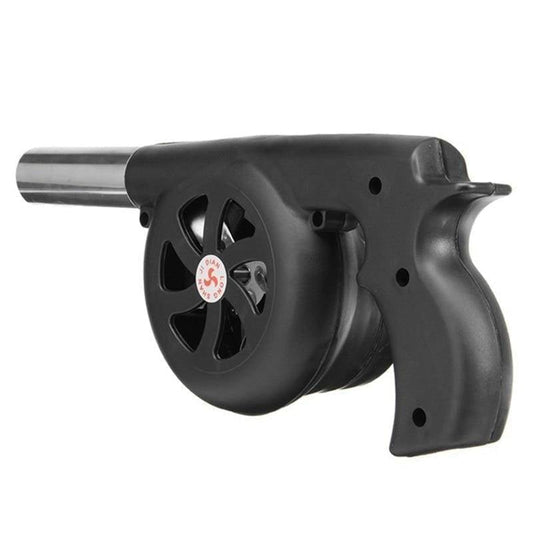 Manual BBQ Blower for Camping – Hand Crank Fire Starter