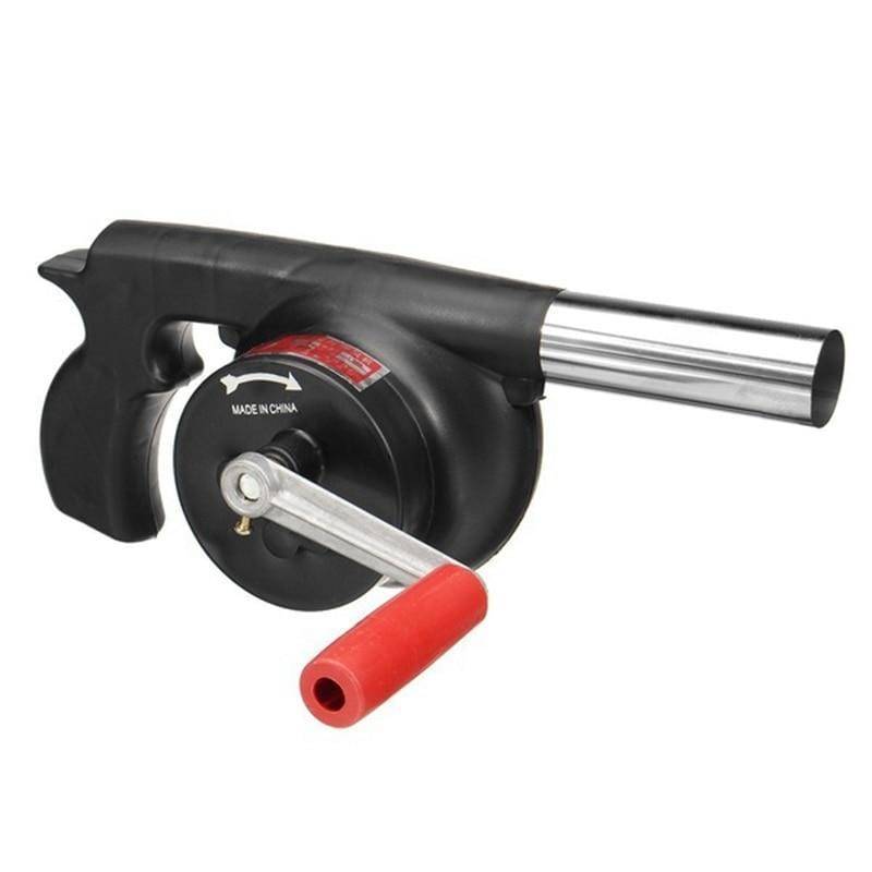 Manual BBQ Blower for Camping β Hand Crank Fire Starter