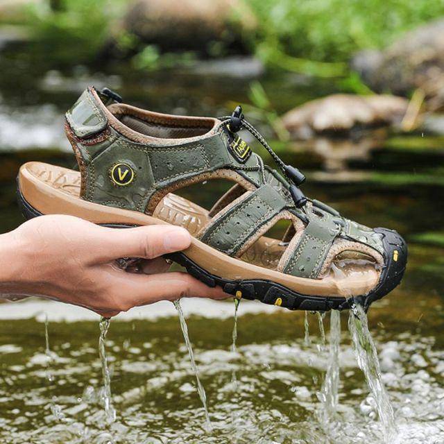 Closed Toe Hiking Sandals - Durable, Breathable & Non-slip