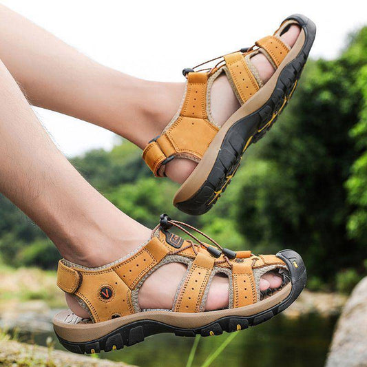 Closed Toe Hiking Sandals - Durable, Breathable & Non-slip