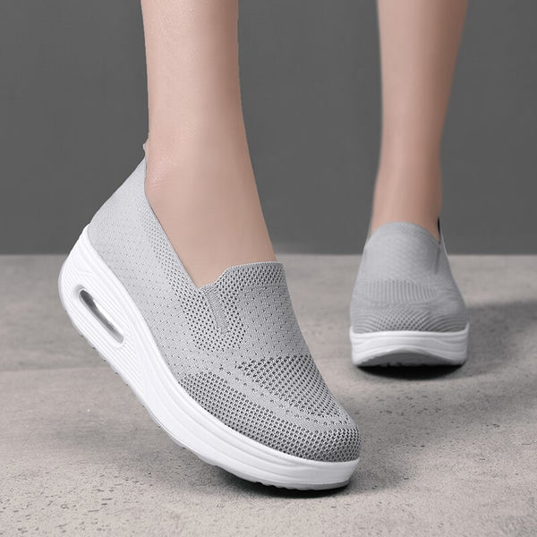 Women’s Comfort Walking Shoes – Breathable Slip On Sneakers