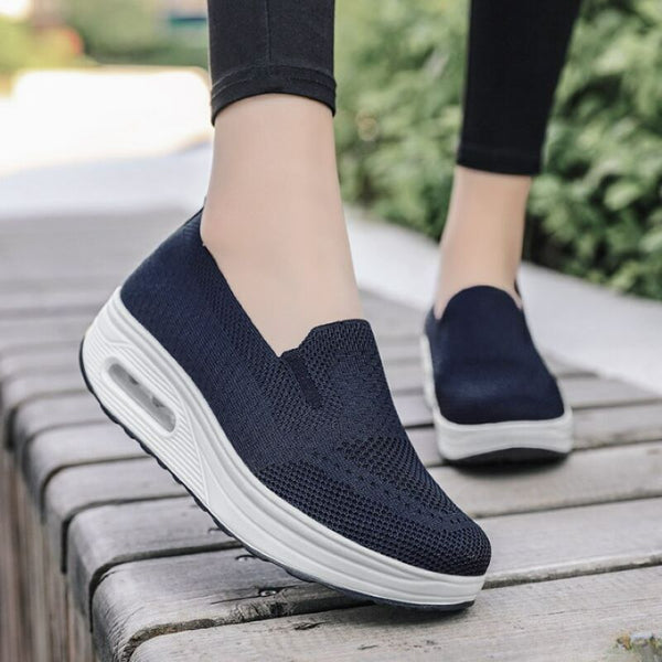 Women’s Comfort Walking Shoes – Breathable Slip On Sneakers
