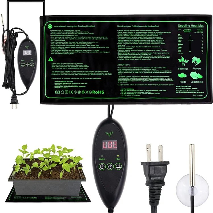 Seedling Heat Mat – Waterproof Electric Heating Pad for Seed Germination & Indoor Gardening