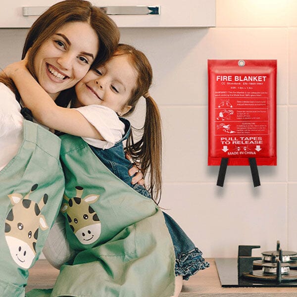 Certified Emergency Fire Blanket - Fibreglass Safety Protection-