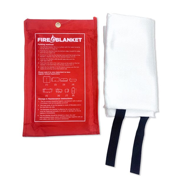 Certified Emergency Fire Blanket - Fibreglass Safety Protection-