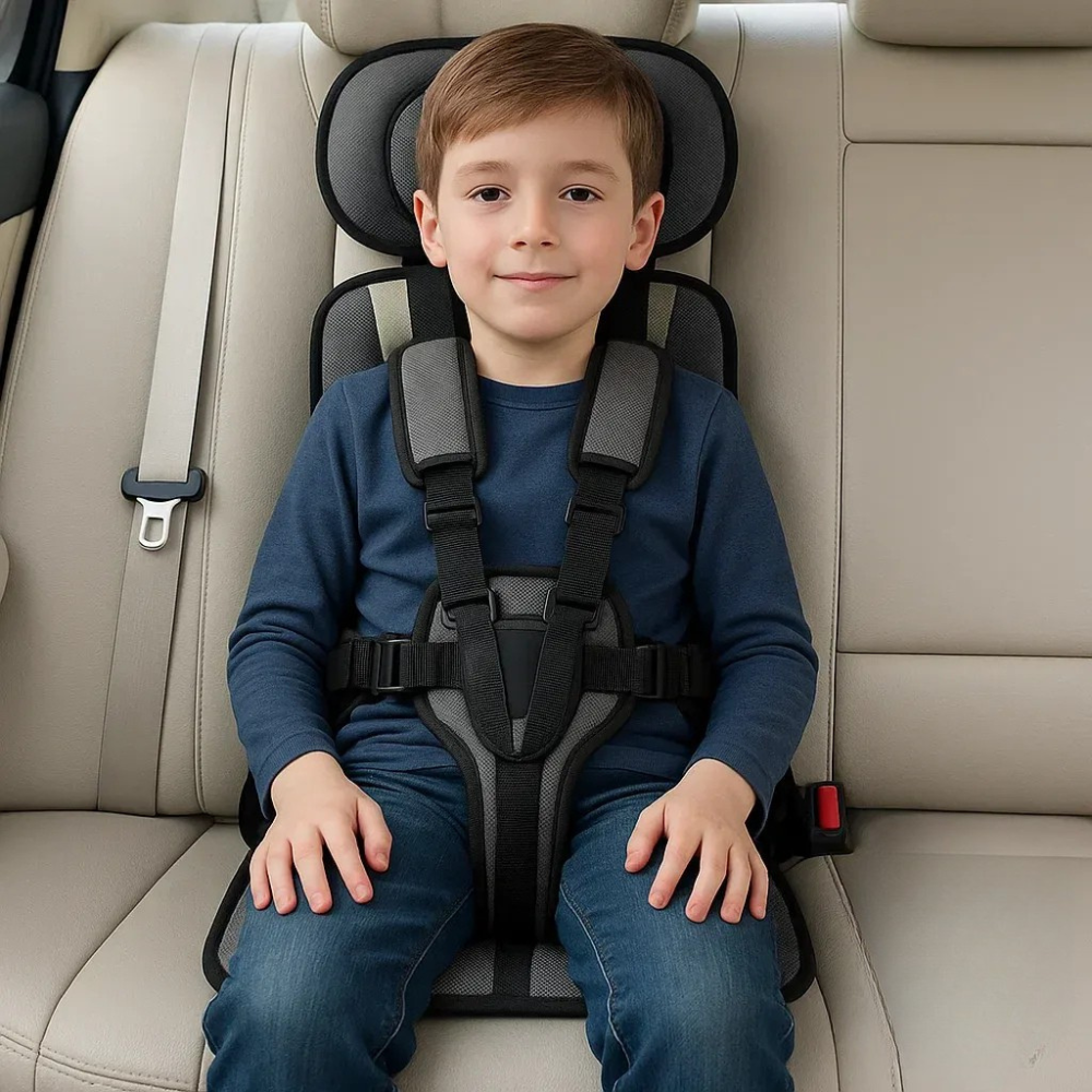 Child Car Booster Seat – Portable Travel Safety Chair