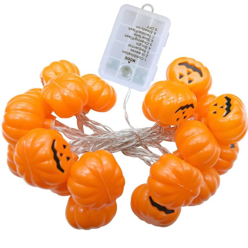 Halloween Pumpkin String Lights – LED Party Decor