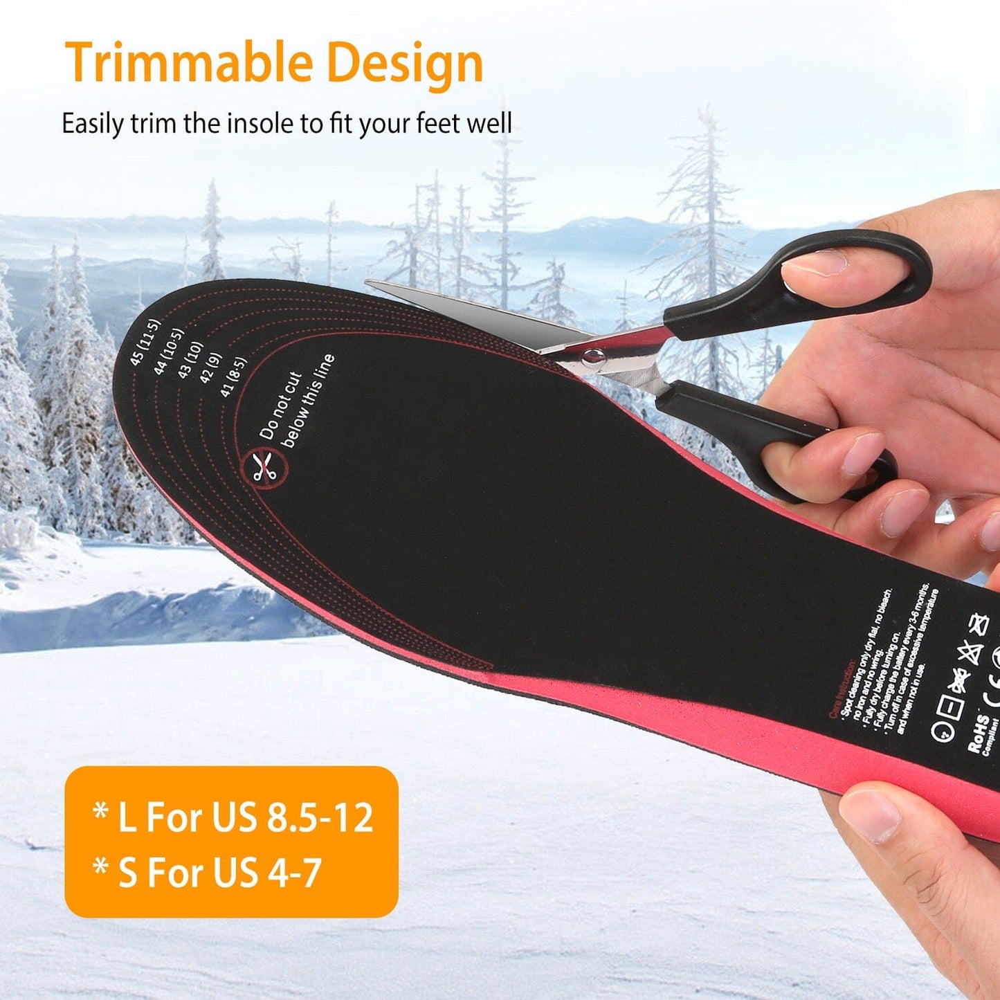 Electric Heated Insoles - Warmth & Comfort for Your Feet