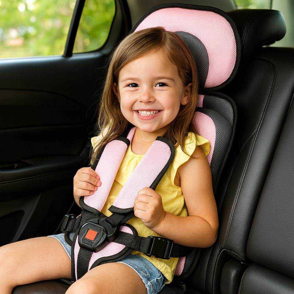 Portable Toddler Car Seat – Compact Narrow Travel Harness